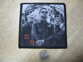 Depeche Mode ofsetová nášivka po krajoch neobšívaná cca. 9x9cm